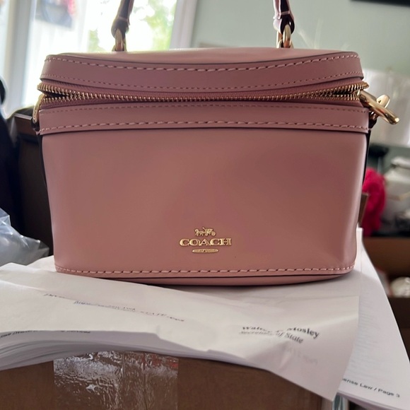 Selena Gomez for Coach Dusty Tose Pink Trail Bag